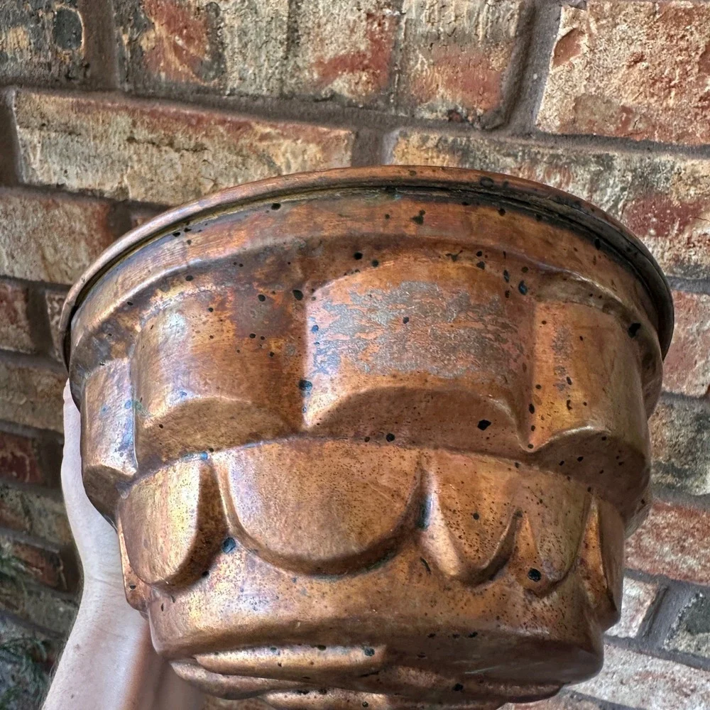 Vintage Copper Squirrel Bundt Cake Mold Wall Hanging Kitchen Decor Rustic